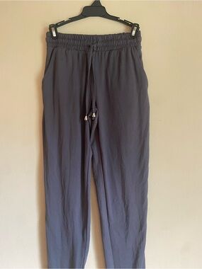 Hot Kiss Athleisure Loungewear Gorpcore Super Soft Dark Gray Drawstring Joggers